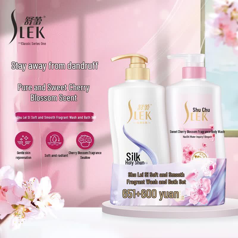 Slek Silk Smooth Fragrance Wash & Bath Set