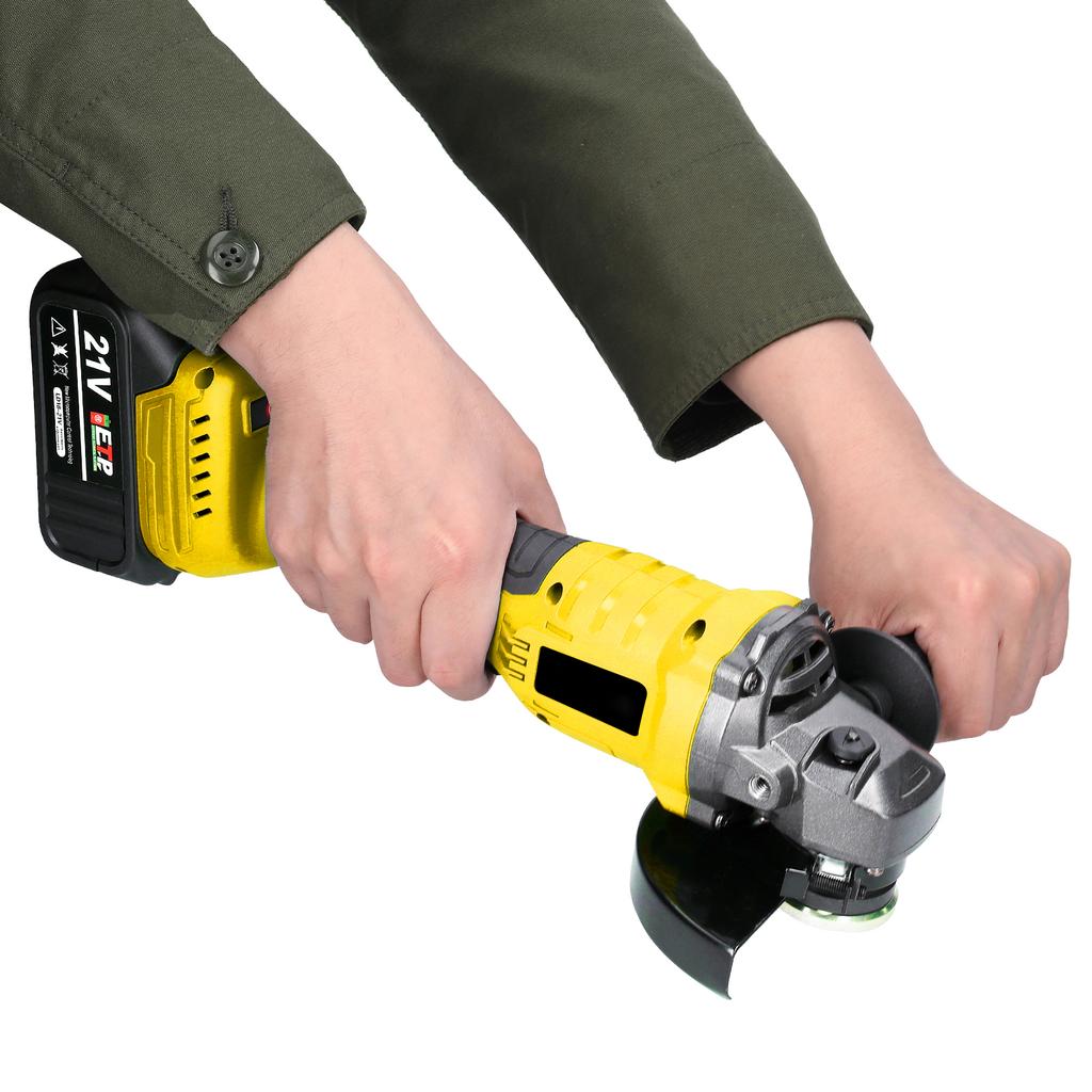 21V 125mm M14 Angle Grinder Brushless Motor Electric Grinding Tool Multifunctional Lithium Cutting Machine Utility