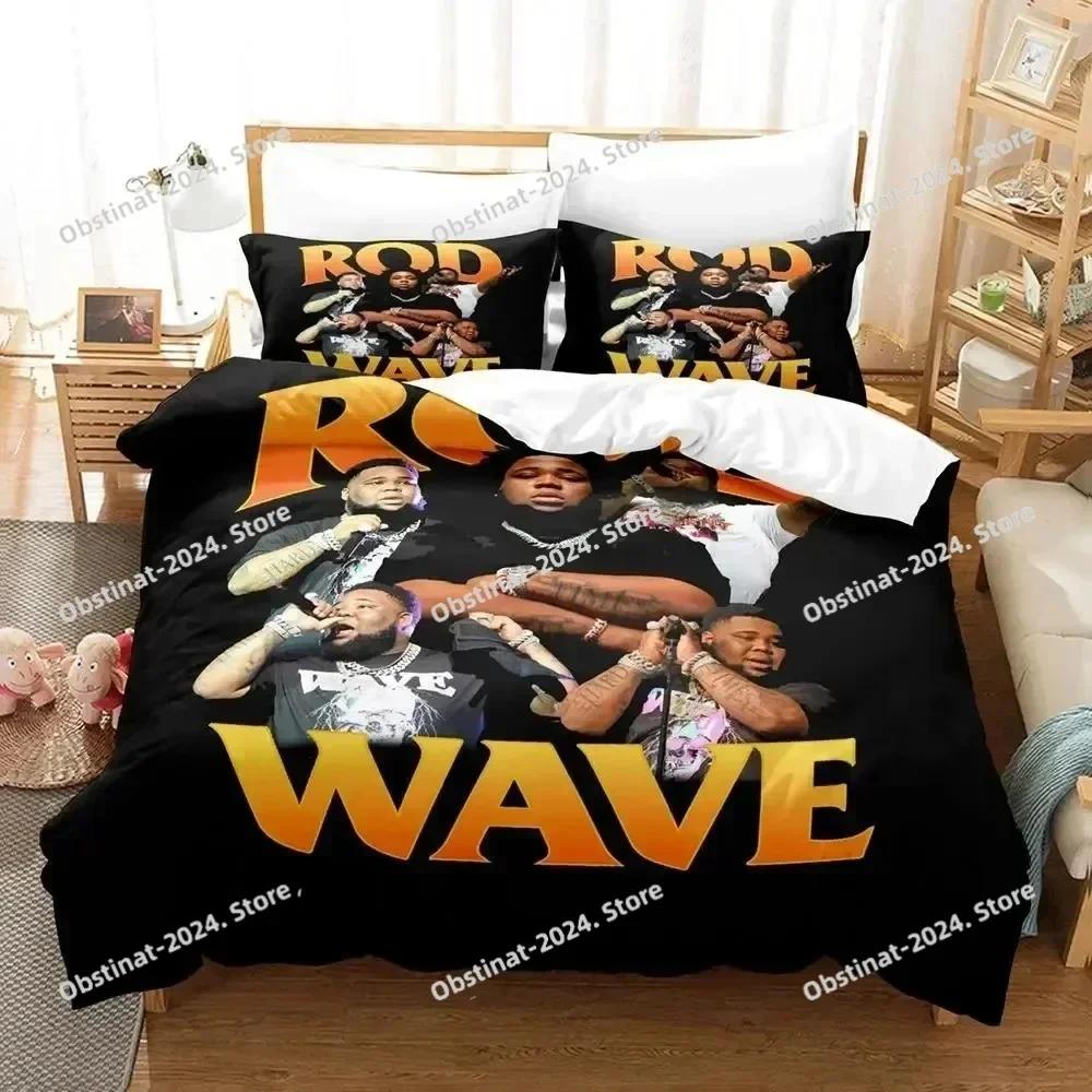 3D Print Rapper Rod Wave Bedding set Printed Duvet Cover Pillowcase Single Double Queen Super King Size Sets