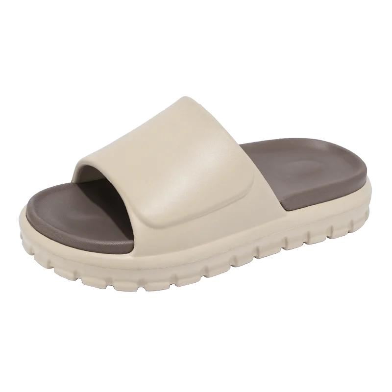 2025 Yazlık Dış Mekan Plaj Sandaletleri Kadın Günlük Ayakkabılar Erkek Parmak Arası Terlikler Erkek Sandalet Markası Kadın Erkek Terlikleri Moda EVA Terlikler