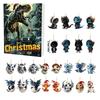 Viking Dragon Advent Calendar Blind Box Hanging Ornament 24 Unique Acrylic Decor Christmas Home Party