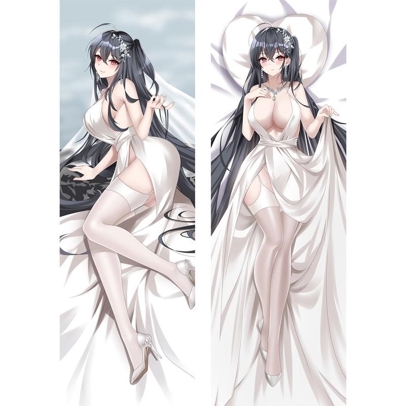 

60x180 см аниме Azur Lane IJN Taiho свадебное платье косплей Dakimakura обнимающее тело наволочка японская подушка отаку наволочка