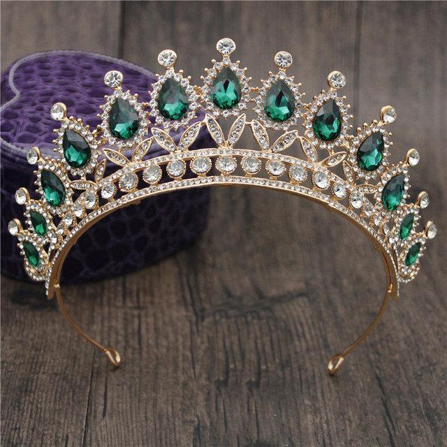 Gorgeous Rhinestone Crown Headbands Princess Tiaras and Crowns Bridal Hairband Girls Party Diadem Wedding Hair Jewelry