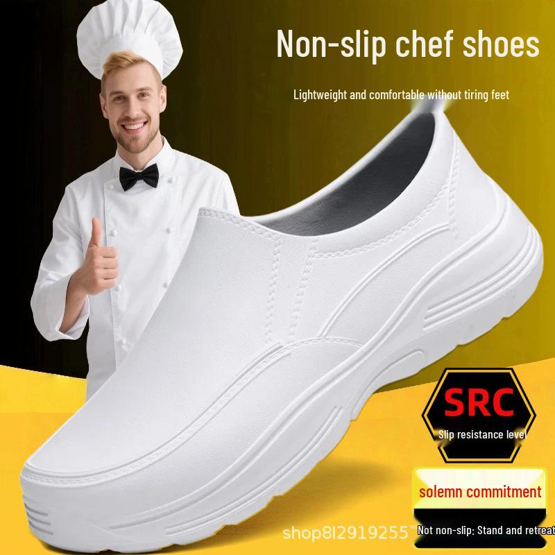 Unisex Waterproof Non-Slip Chef Shoes - Breathable & Oil-Proof for Kitchen Work