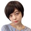 AQUADOLL Short Full Wig, High Tone, Ash, Blonde, Greige, Brown, Free Size, PG, Pearl Greige (wg346PG)