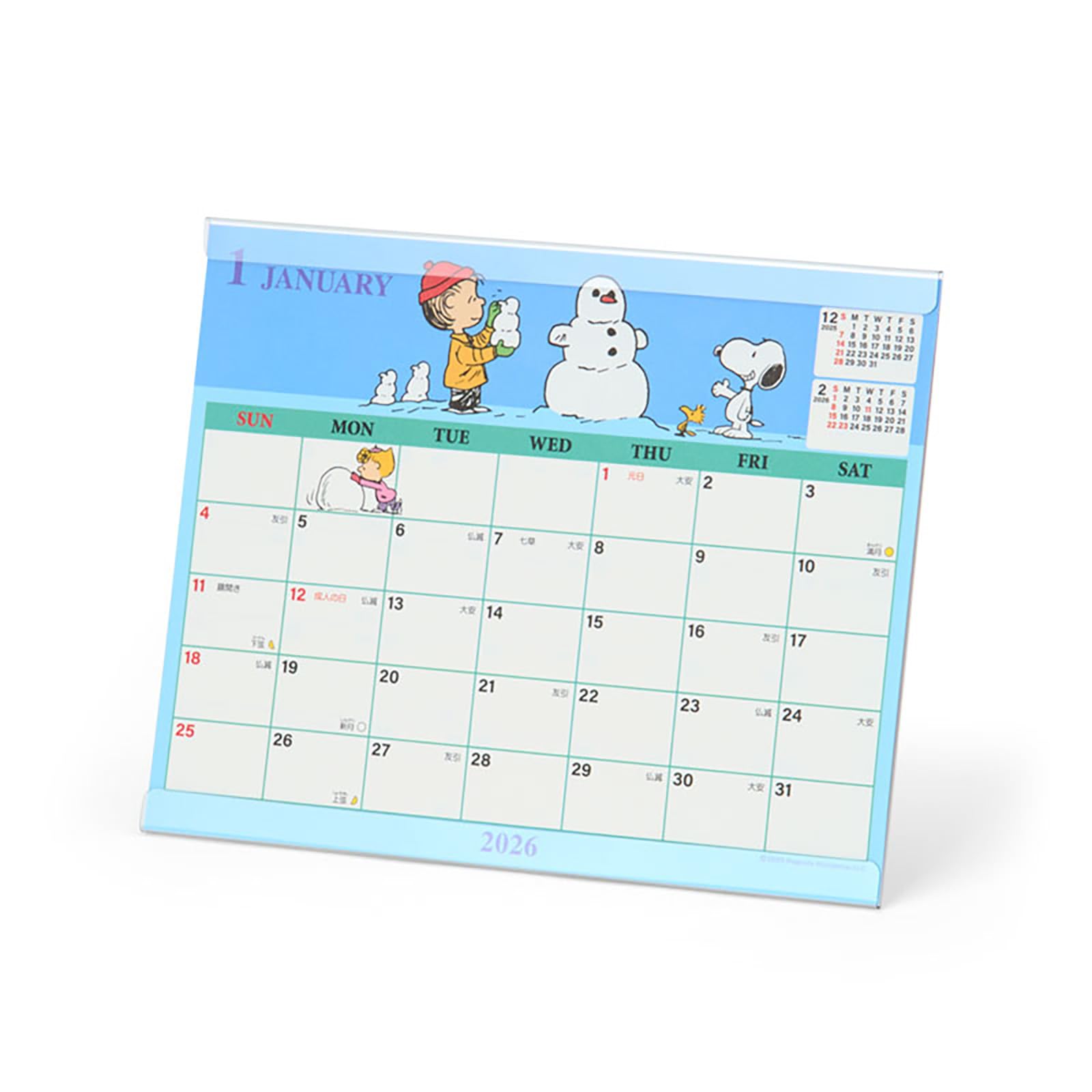 

Sanrio 2026 Snoopy Paper Desk Calendar 622303