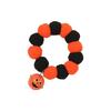 Choker for Dog Collar Pompoms Necklace Halloween Pet Neck Jewelry Pumpkin