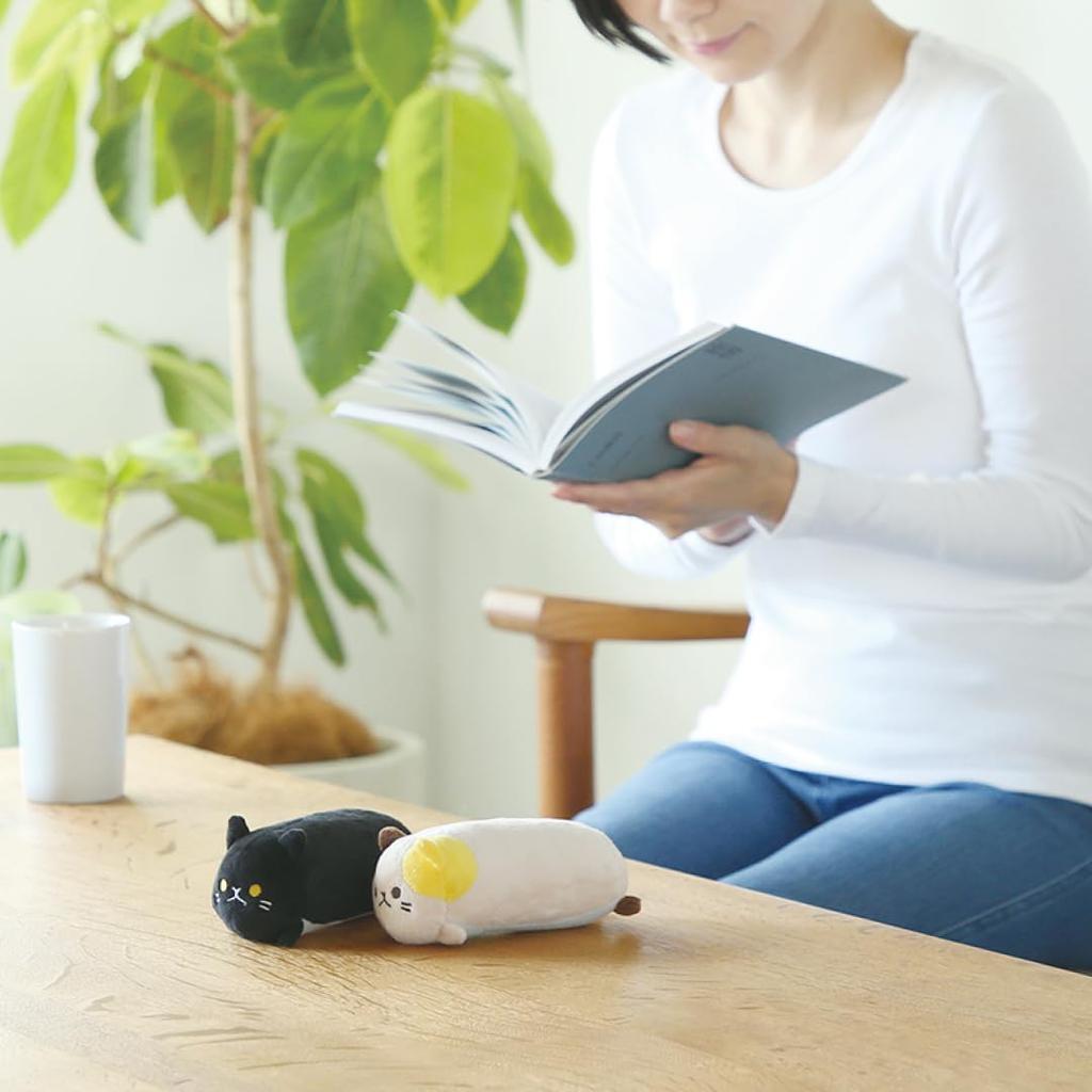 [Supervised by a Health Exercise Instructor] Nyan Tre Hand Mike and Kuro 2 Types of Elastic High-density Cushion Mike (soft) Kuro (hard) Cute Grip