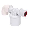 Water Tank Float Valve Automatic Water Shut Off Inlet Valve Nylon Side Mount for Fish Pond Livestock Tank