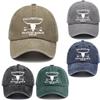 Retro Western Cowboy Hat - YELLOWSTONE DUTTON Ranch Hard School Embroidered Cow-head Printed Baseball Cap for Both Men and Women