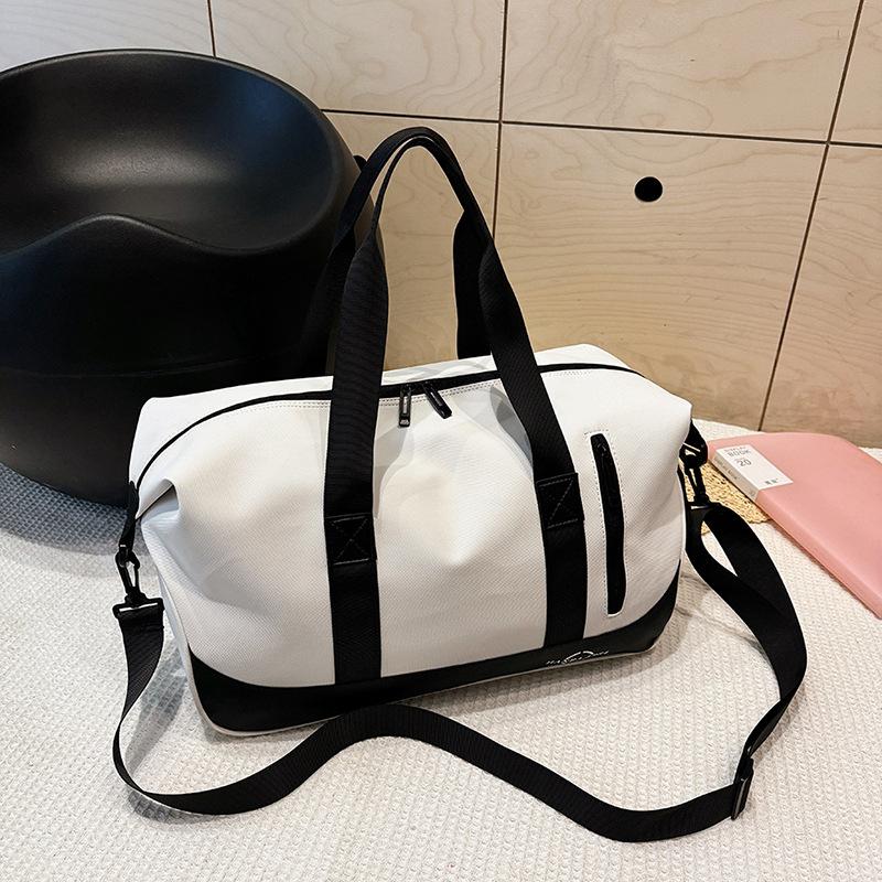 1pcs Large Capacity Gym Bag with Wet & Dry Separation Yoga Sports Duffle Bag Outdoor Short Trip Travel Luggage Handbag