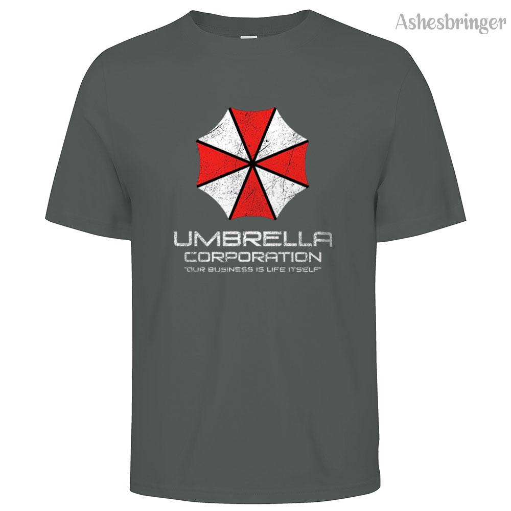 Mens Cotton Umbrella Corporation Graphic T Shirt Street Casual Style Tee for Men and Women