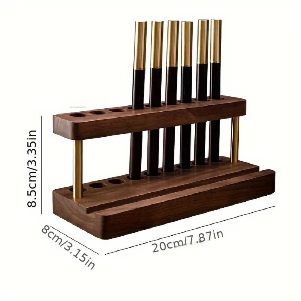 9 Slots Pen Holder Sleek Phone Stand Multifunction Pen Stand  For Office School