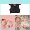 European Style Baby Photography Onesie With Nylon Material And Lace Detail For Infants