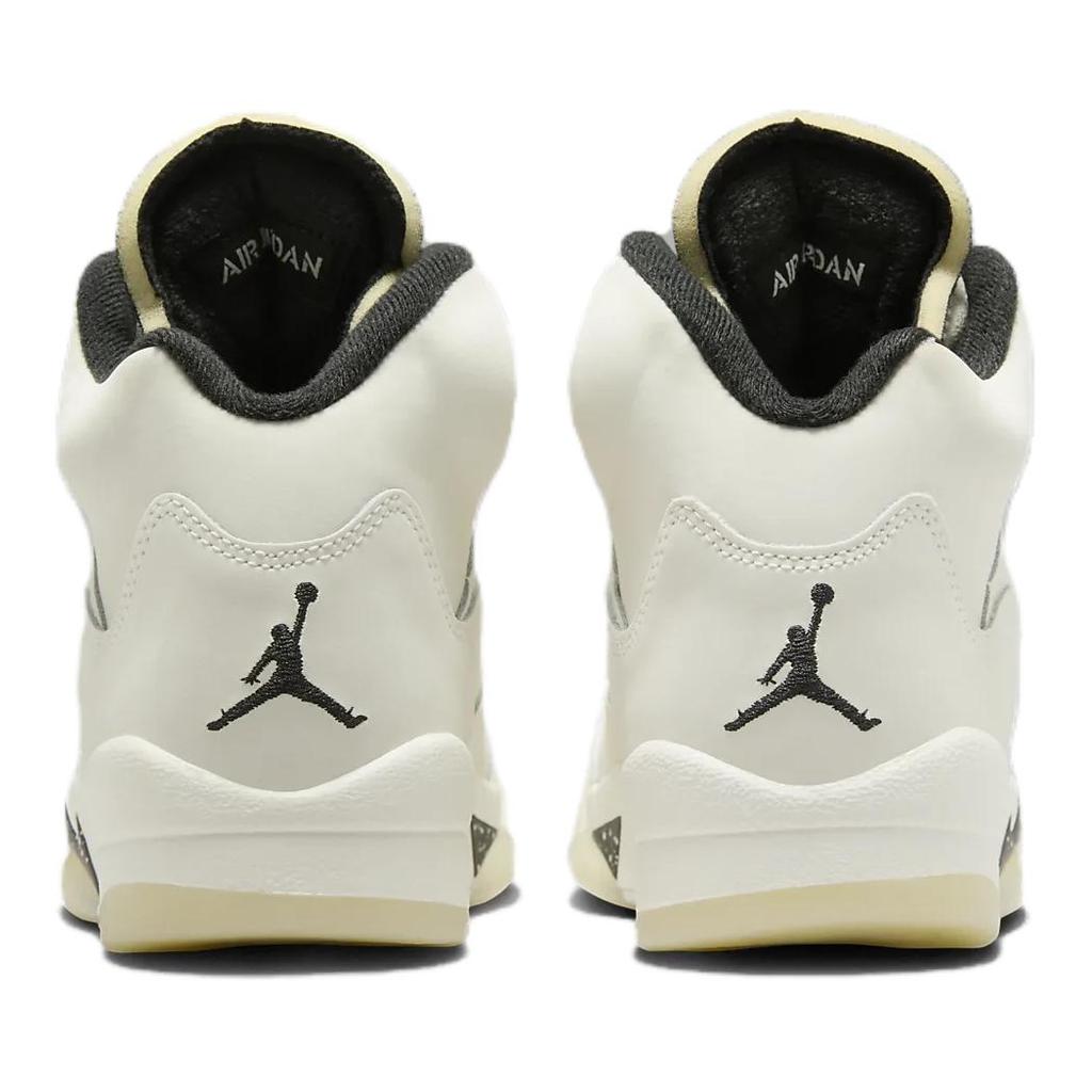 Air Jordan 5 Retro SE GS Sail Vaikams Sportbačiai Kreminis Juodas Šviesiai Rudo Medžio Spalvos FQ3682-100