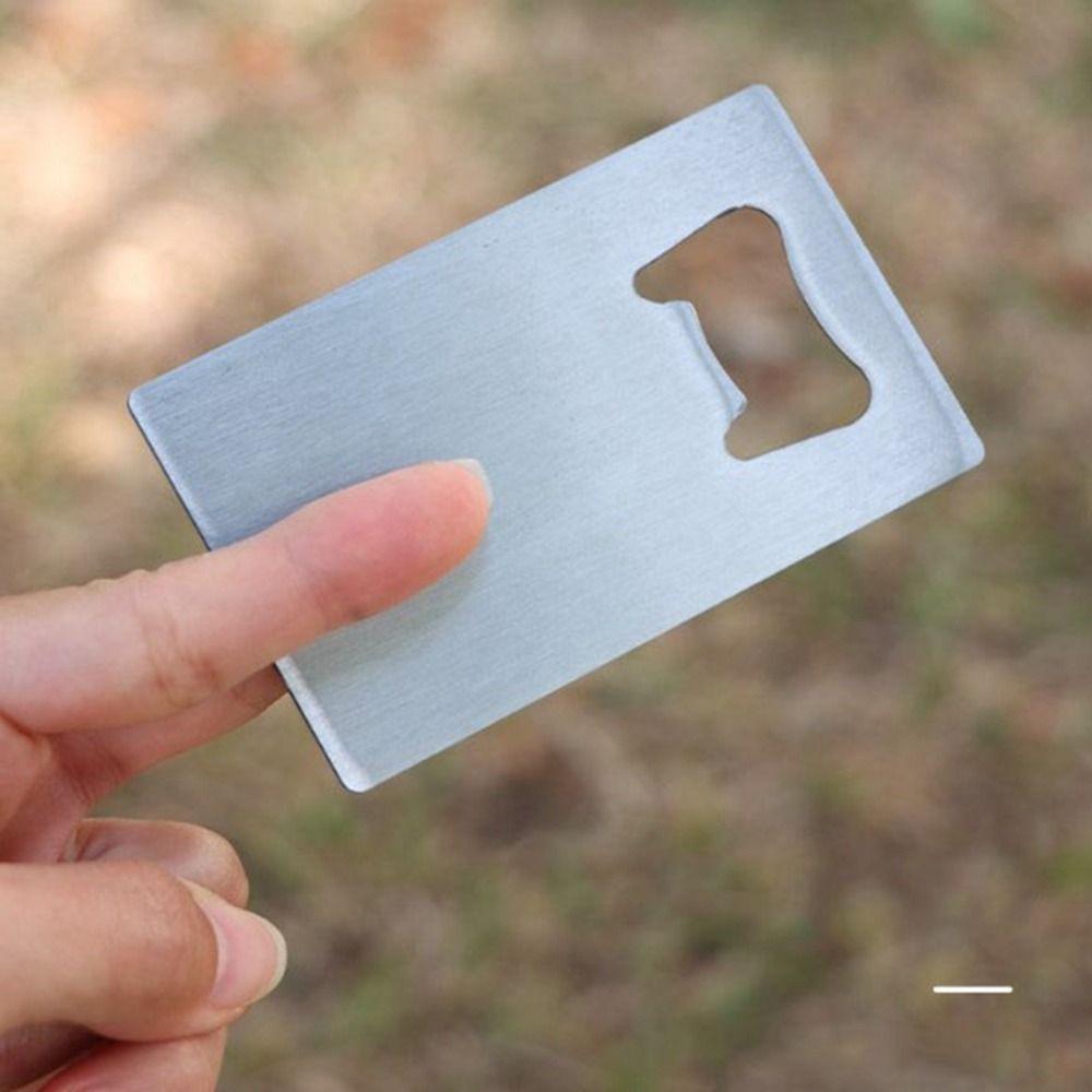 85*54mm Bottle Opener Metal Wallet Bottle Opener High Quality Credit Card  Bottle Tool
