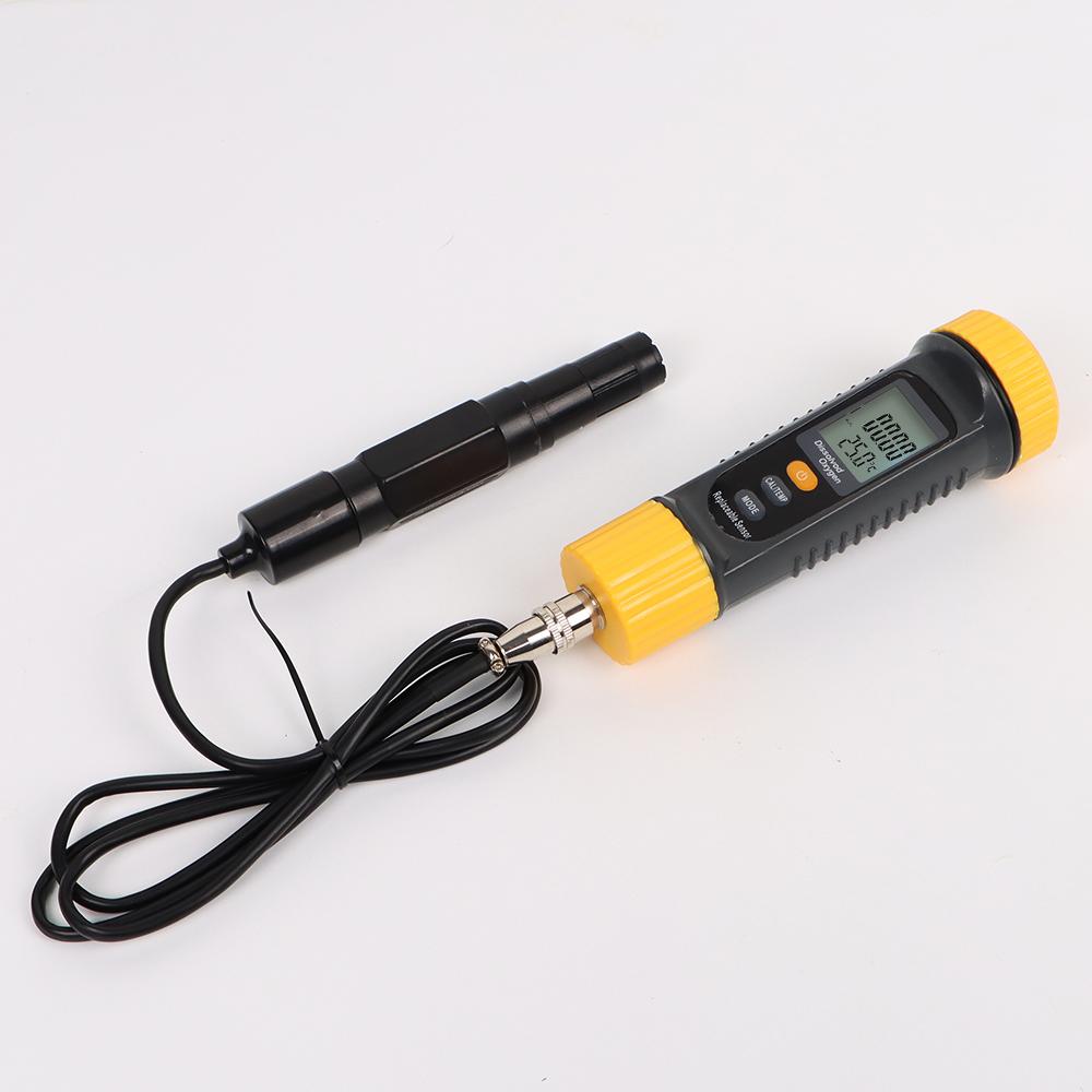 2025Neues Professionelles Digitales LCD-Display Bluetooth Gelöstes Sauerstoffmessgerät Wasserqualitätstester 0,0‑20,0mg/L 0°C-50C° Temperaturmessgerät