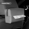 For BMW E38 E46 F15 E90 E92 E87 G20 G30 Car Tissue Box Leather Seat Back Storage Bag Universal Sun Visor Sunshade Tissue Holder