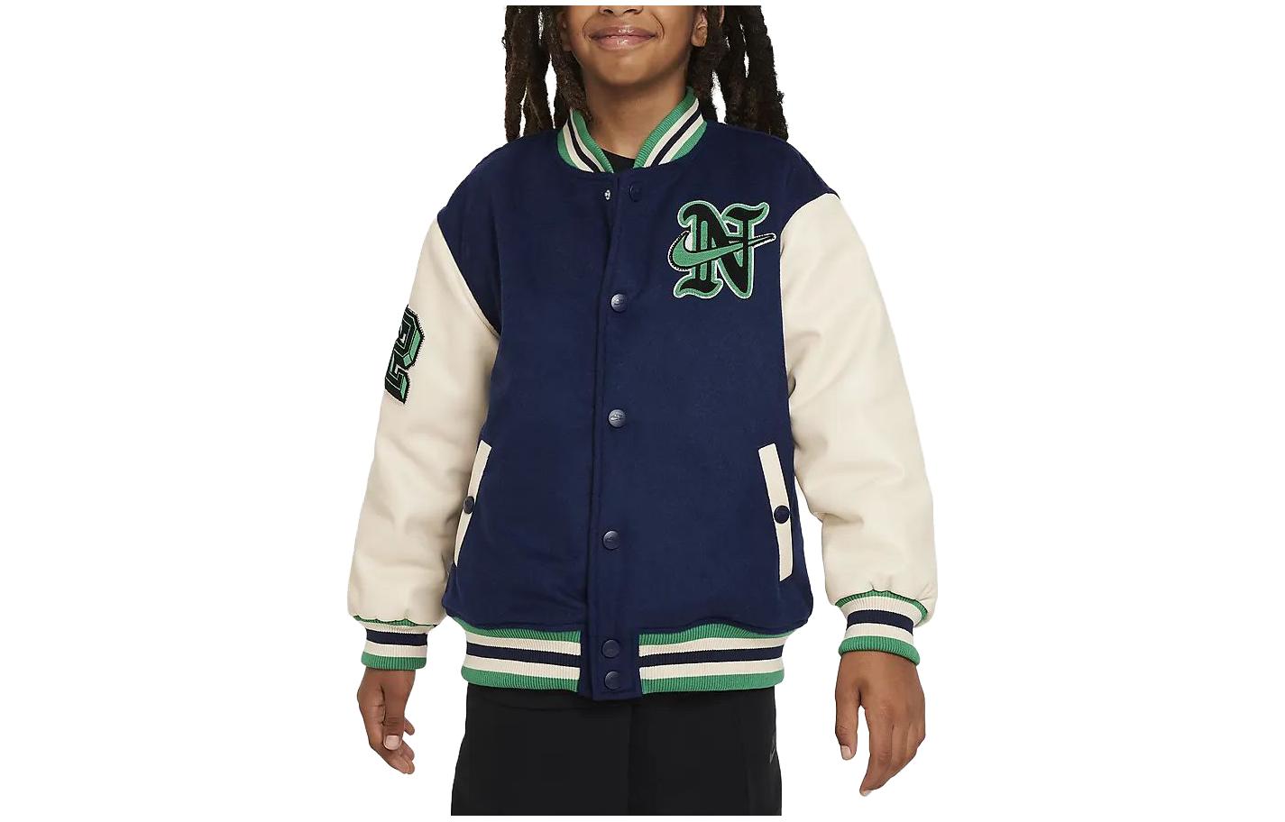 Nike Kids Jackets Baseball Collar Moderate FV3140-410 XL