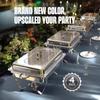 Stainless Steel Chafing Dish Buffet Stove with Alcohol Heater