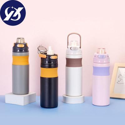 Portable 316 Stainless Steel Thermos Outdoor Portable Bouncing Direct Drinking Sports Kettle Mountaineering Travel Pot