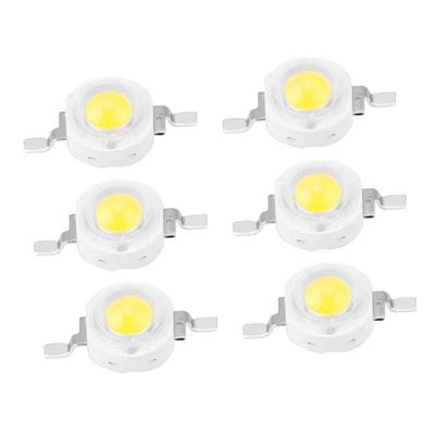 100pcs 1W High Power LED Beads 350mA LED Light Emitting Diodes SMD LED Chips  Household Lighting