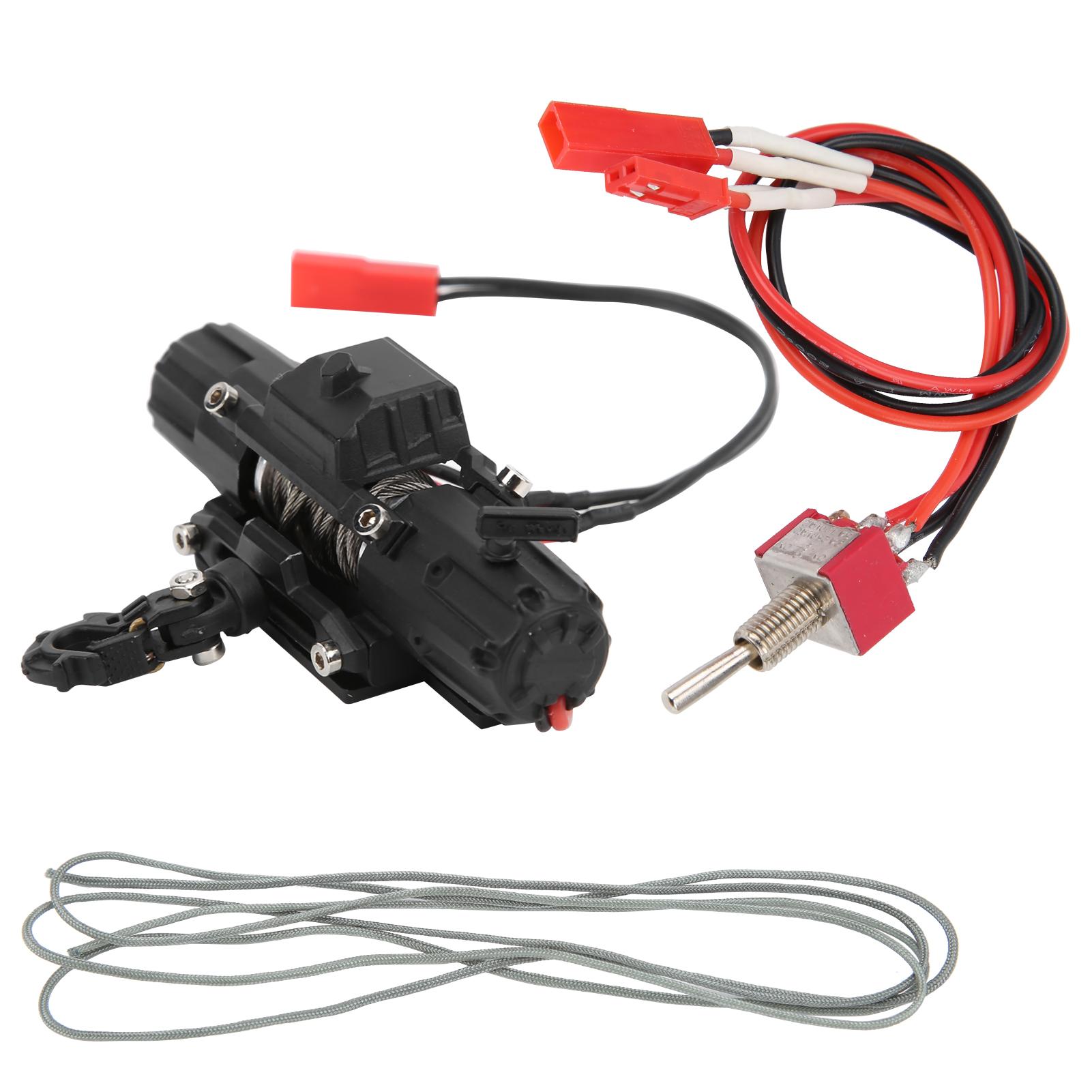 

Aluminium Alloy RC Car Double Motor Wire Automatic Winch for TRX4SCX1090046D90D110
