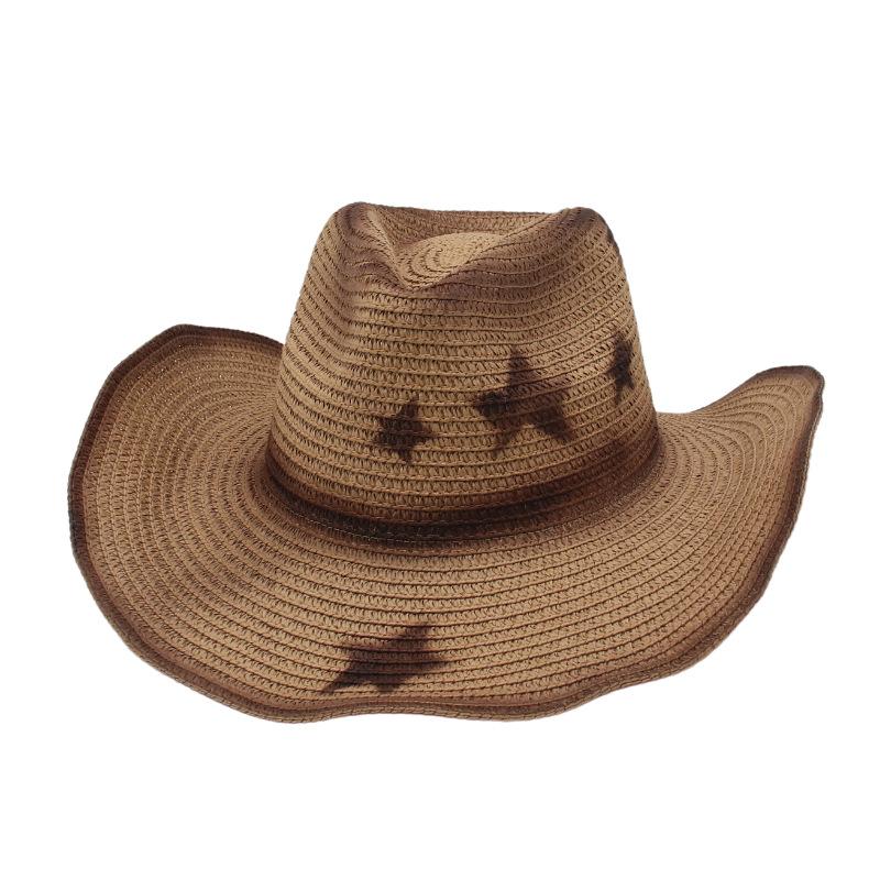 Summer Scenic Spot Oversized Brim Sunshade Straw Hat Versatile Black And White Sunscreen Sunshade Beach Sun Hat