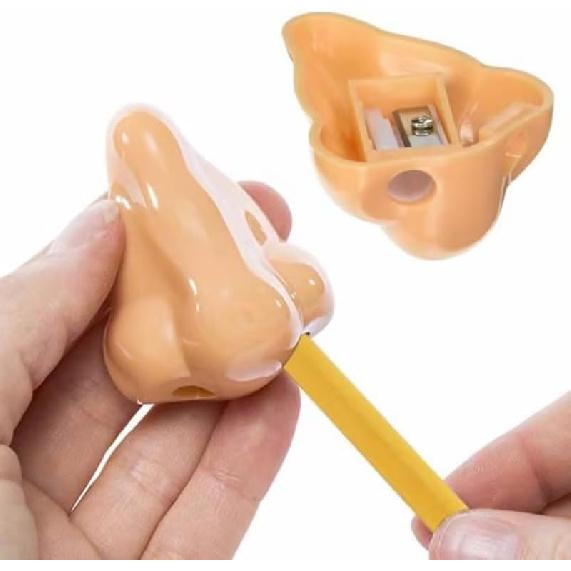 Funny Nose Design Mini Pencil Sharpener for Classroom, Office Supplies, Party Favors, Birthday Party Supplies