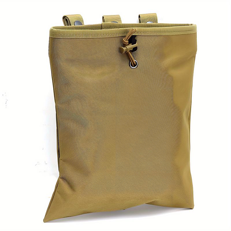 Tactical Molle Drawstring Magazine Dump Pouch Large Folding Recycling Bag Olster Bag Outdoor Ammo Storage Pack