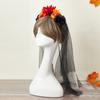 Halloween Costume Halloween Veil Headband Gothic Witch Hair Hoop  Hair Accessories