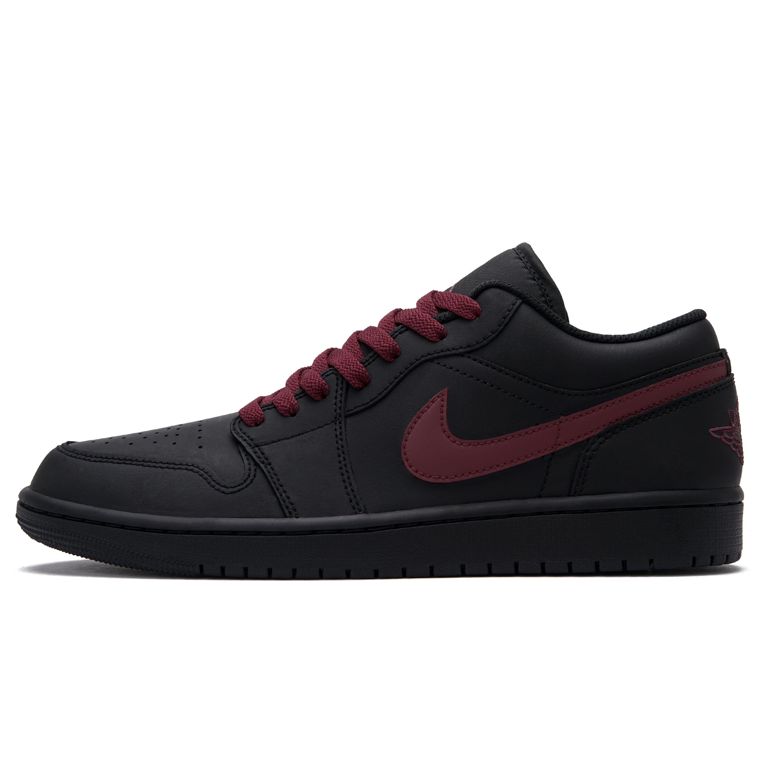 

Jordan Air Jordan 1 Back To The Past Low top Vintage Basketball Shoes Unisex Black Red 553558-043(Team990-) 44.5