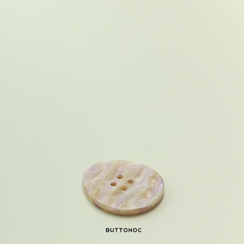 MOSN Colorful Pearlescent Four-Hole Resin Buttons for Shirts, Coats, Suits, Overcoats, Cardigans, and Decorative Use.