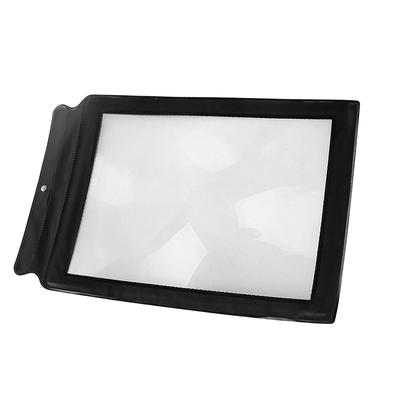 Handheld Bookmark Flat Magnifier Portable 3X Large Full Page Magnify Len Flexible A4 for Low Vision Seniors Reading Small Prints