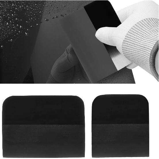 2 PCS PPF Squeegee, TPU Coating Anti-Scratch Window Tint Squeegee Water Remover Scraper, Soft Silicone Rubber Squeegee for Vinyl Wrap Protection