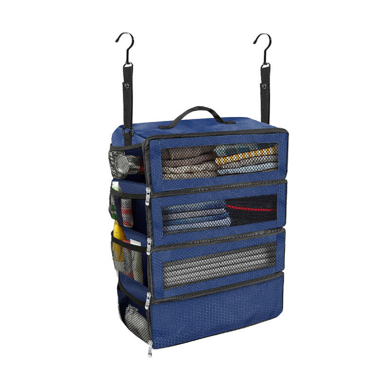 Large Capacity Foldable Multifunctional Clothing Storage Bag Wardrobe Hanging Clothing Storage Bag Multi-layer Storage