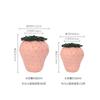 Modern Strawberry Ceramic Tea Caddy Special-shaped Abstract Decoration Jar Moisture-proof Sealed Jar Crafts Gift Home Decoration