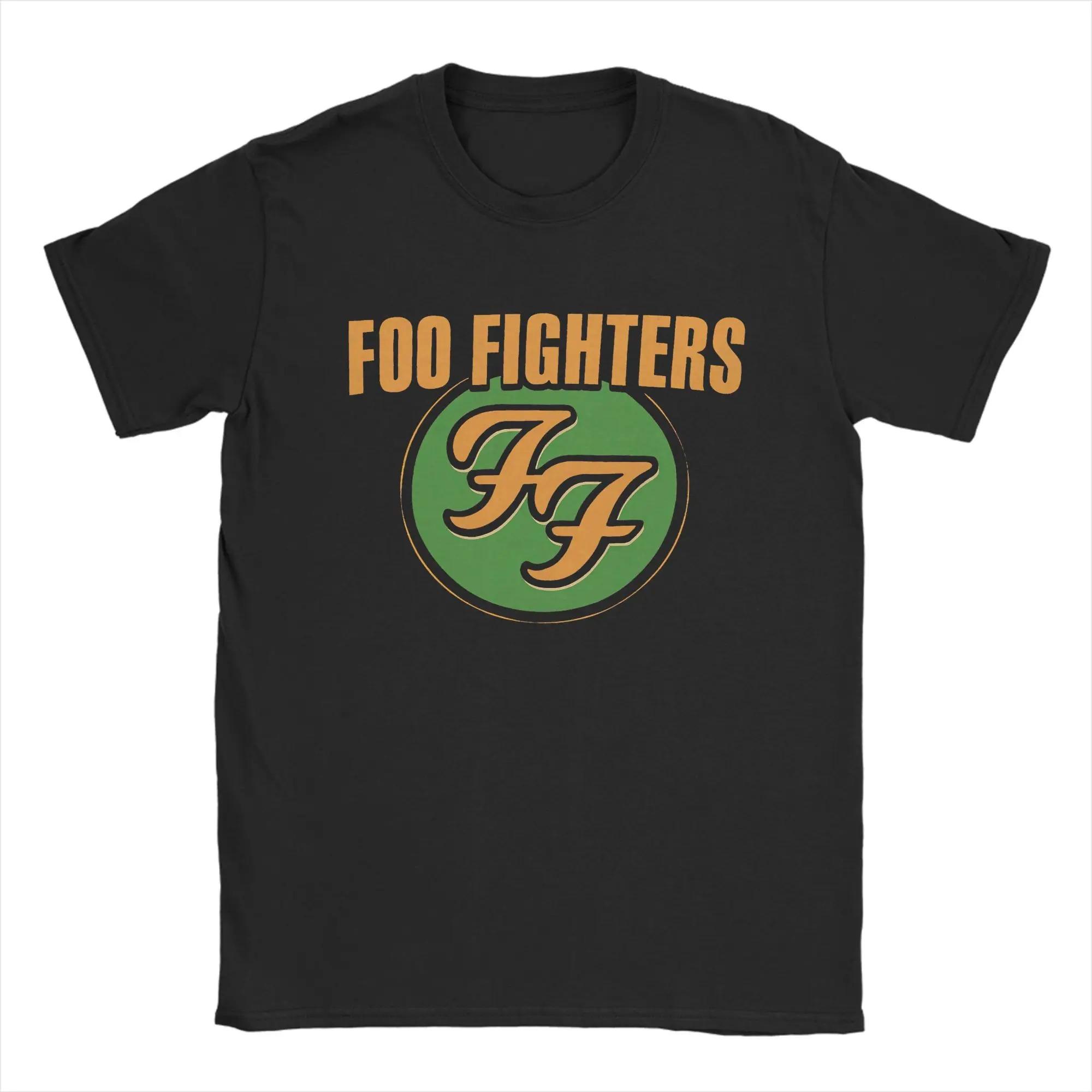 

F-Fighters Graphic Print T Shirt Rock Band Cotton Clothing Trendy Short Sleeve Unisex Round Neck Tee Shirt Printed T-Shirt 3XL