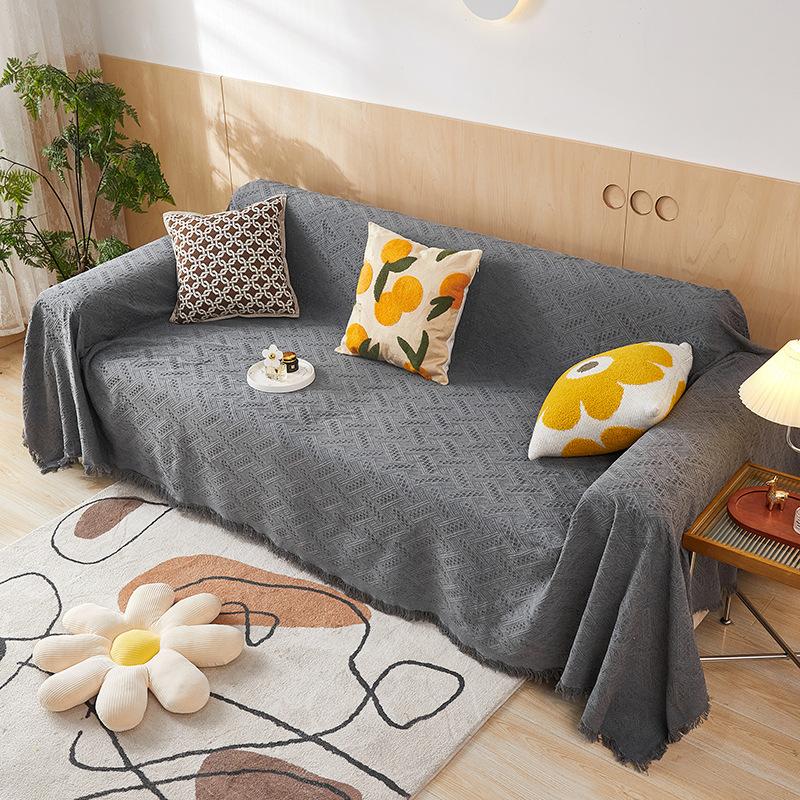 Тканый хлопковый чехол для дивана — фото 9