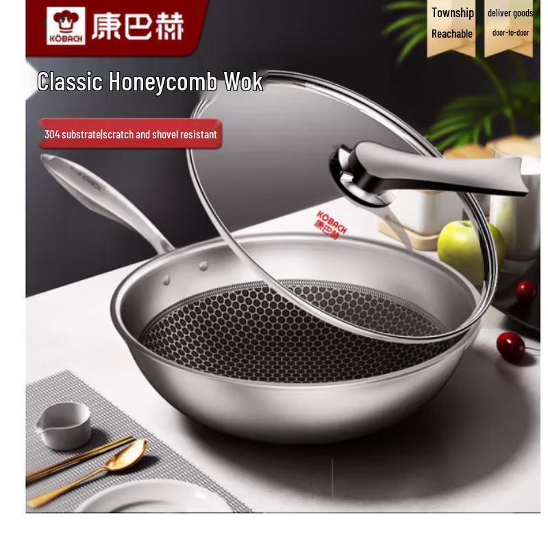 Kangbach 304 Stainless Steel Non-stick Wok