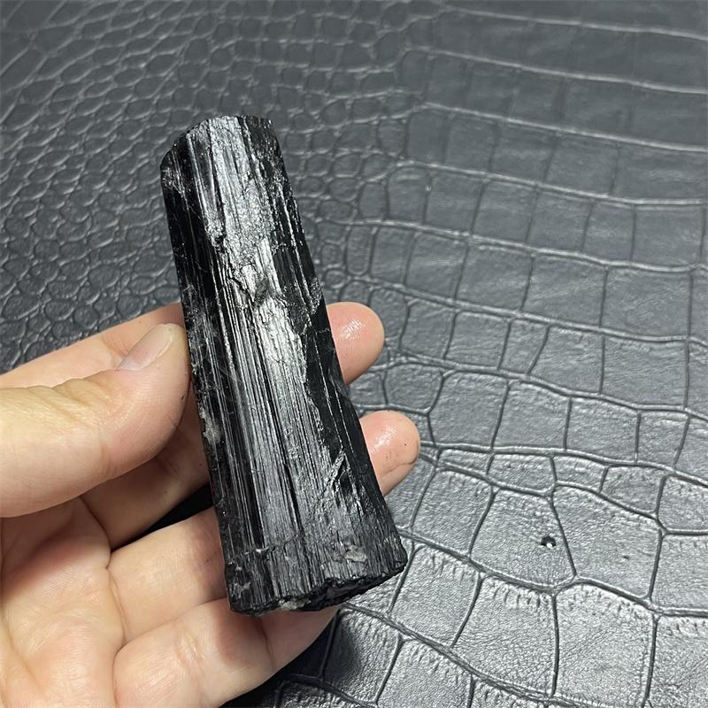 Natural Raw Stone Black Tourmaline With Clear Quartz Mineral Specimen Quartz Crystal Healing Teaching Collection Home Decor Gift