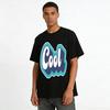 Cool Graphic Print Casual T-shirt Unisex Loose Breathable Crewneck Tee for Daily Wear Pure Cotton T-shirt