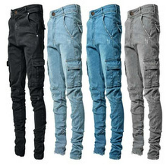 Plus Size Hip-Lifting Cropped Jeans - Women's Stretch Skinny Pants, European & American Style.