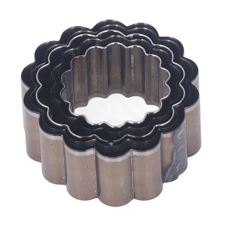 5 Stück Leder-Stanzformen Legierungsstahl Blumenform Manuelles Stanzwerkzeug Set Für DIY Kunsthandwerk