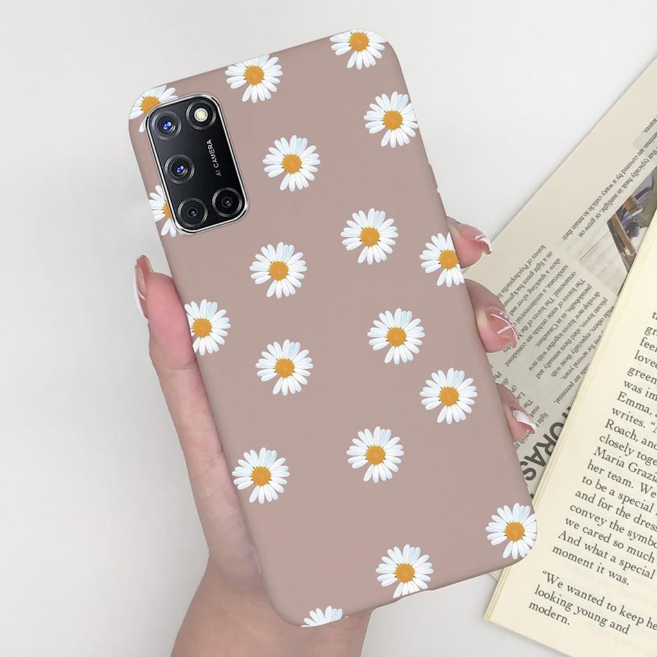 For Oppo A52 A72 A92 Case Cartoon Silicone Coque Heart Painted Cover For Oppo A72 A52 A 52 A 72 A 92 OppoA52 OppoA92 Phone Case