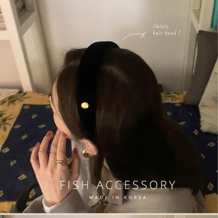 Retro Velvet Hairband and Headband, Delicate and Comfortable, High Top Pressure Hairband