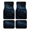 Set Of 4, Dreamy Starry Sky Design, Themed Car Floor Mats, Universal Non-Slip Mats For All Seasons, Pet-Friendly Interior Additi