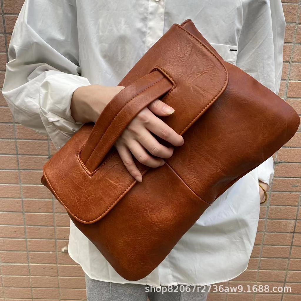 Women's Briefcase Bag New Bag Large Capacity Document Bag Storage Bag