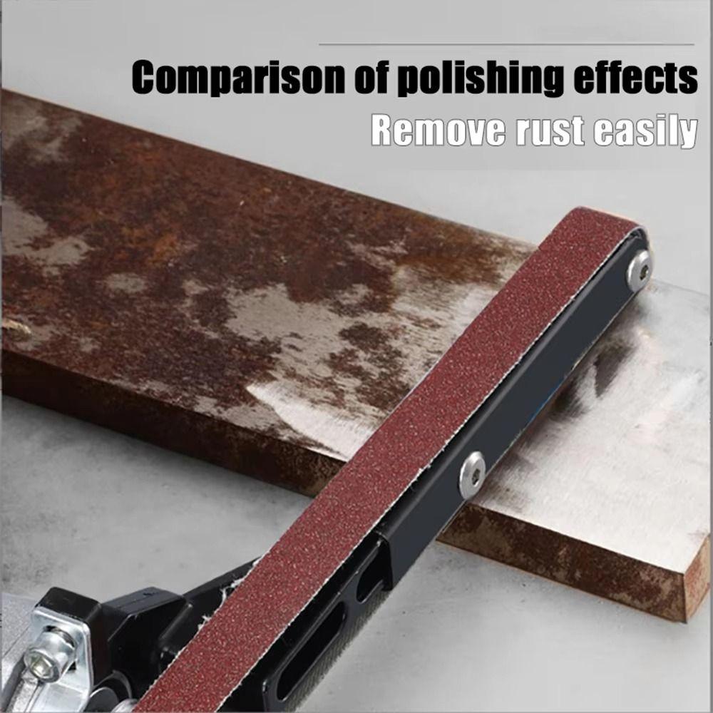 Edelstahl Schleifadapter Bandschleiferaufsatz Modell 100/115/125 Winkelschleifer