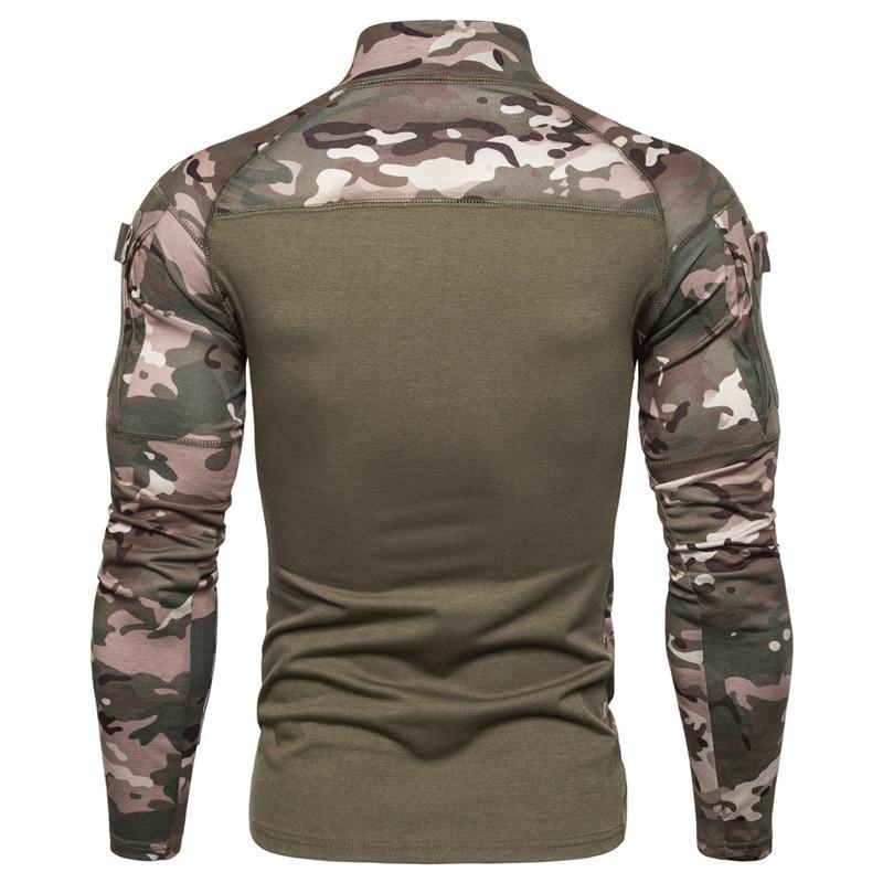 Men's Athletic T-Shirt Long Sleeve Outdoor Hiking Shirt Climbing Shirt